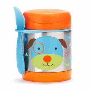 SKIP HOP ZOO STAINLESS FOOD JAR, DOG