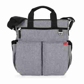 Duo Signature Diaper Bag - Heather Grey