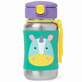 SKIP HOP ZOO STAINLESS BOTTLE, UNICORN