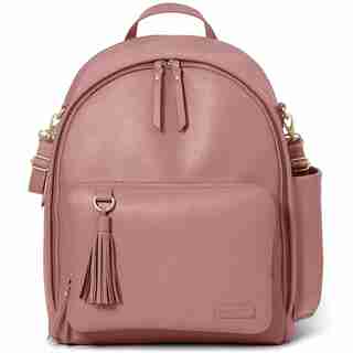 GREENWICH SIMPLY CHIC DIAPER BACKPACK, DUSTY ROSE