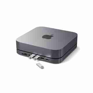 Satechi Aluminum Stand Hub for Mac Mini- Space Grey