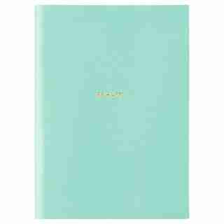 Gold Leaf Journal Aqua (Large)