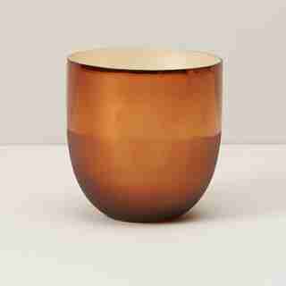 MINI MERCURY GLASS CANDLE GINGER PUMPKIN SPICE