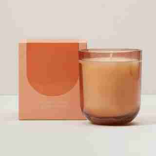 POURED GLASS CANDLE MULLED CIDER AND CINNAMON