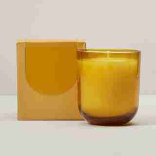 POURED GLASS CANDLE VANILLA MAPLE SYRUP