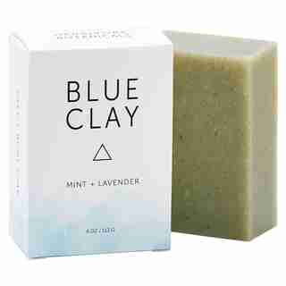 Pain de savon à l'argile bleue