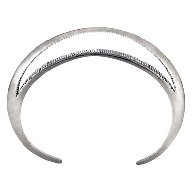 Jenny Bird Crescent Moon Cuff Bracelet - Silver