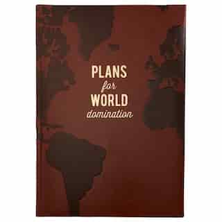 World Domination Embossed Journal