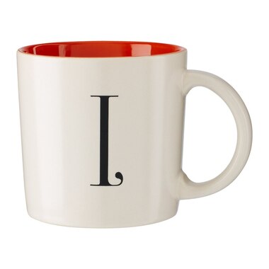 monogram mug i by indigo monogram mugs gifts