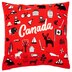 Canada Symbols Pillow Cover 20 X 20 By Indigo Decorative