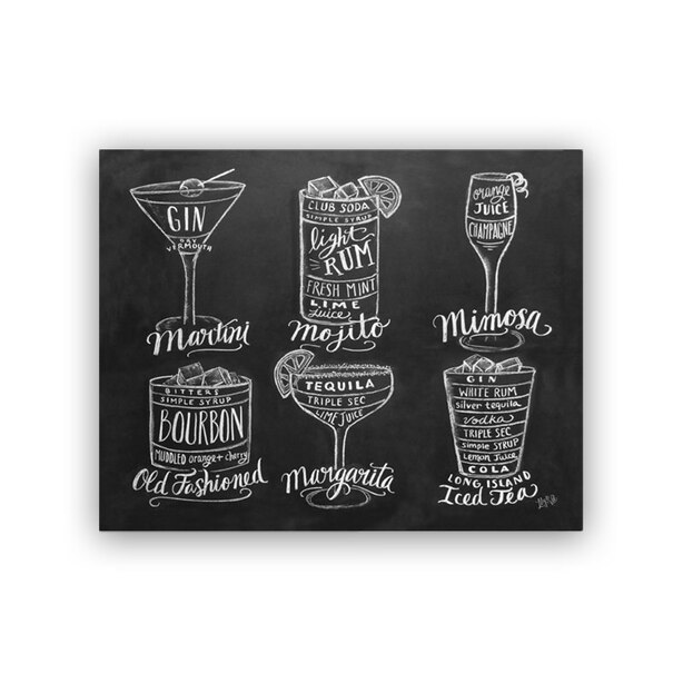 Lily and Val® Cocktail Guide Art Print - 11" x 14"