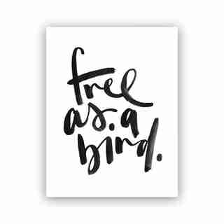 Melo&Co.® Art Print - Free as a Bird, 8" x 10"