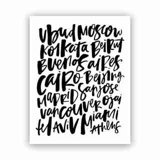 Melo&Co.® Art Print - Cities 2, 11" x 14"