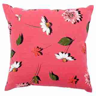 Daisy Floral Outdoor Pillow – 18" x 18"