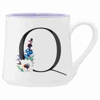 FLORAL MONOGRAM MUG – Q