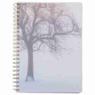 A4 SPIRAL POLYPRO NOTEBOOK BEST IS YET SNOWY TREES