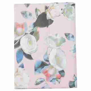 FOLDOVER JOURNAL PINK FLORAL