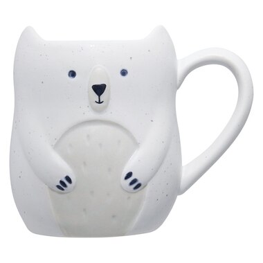 speckled figural polar bear