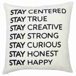 PILLOW COVER EXPRESSIONS STAY 18” x 18”