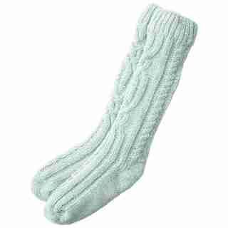 CHENILLE READING SOCKS™ SOFT AQUA