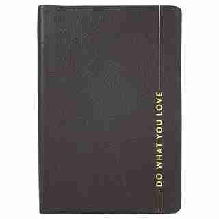 LEATHER JOURNAL DO WHAT YOU LOVE BROWN