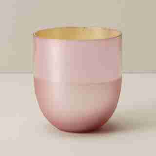 Mini Mercury Glass Candle – Pink Champagne
