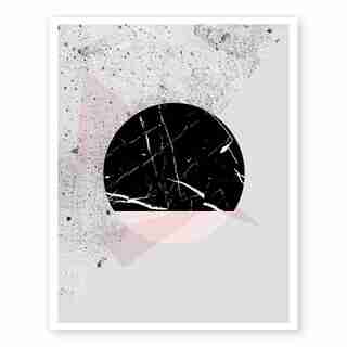 Geometric Marble Art Print – 11” x 14”
