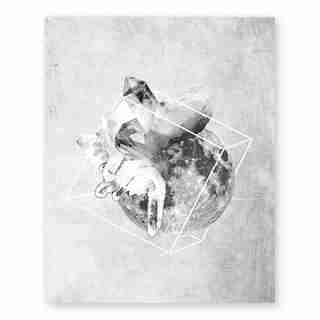 Geometric Moons Art Print – 11” x 14”