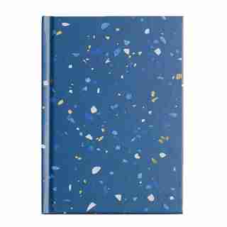 POKETO HARD COVER TERRAZZO NOTEBOOK BLUE