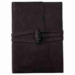 At Vintage Leather Journal Black