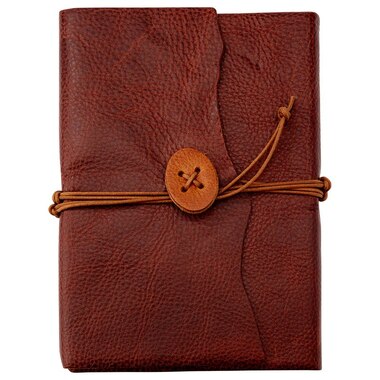 rustic vintage brown journal by natalizia s a s di luca leather