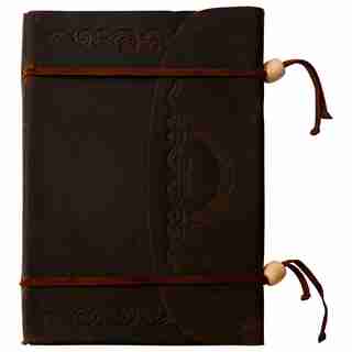 Barocco Double Wrap Unlined Leather Journal