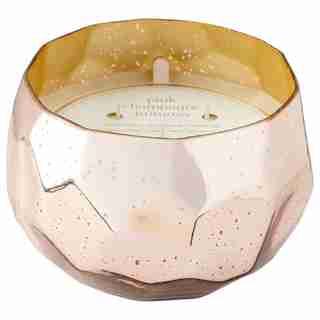 5-WICK MERCURY GLASS CANDLE - PINK CHAMPAGNE