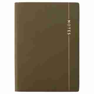CONTRAST EDGE NOTES SMALL ARMY GREEN