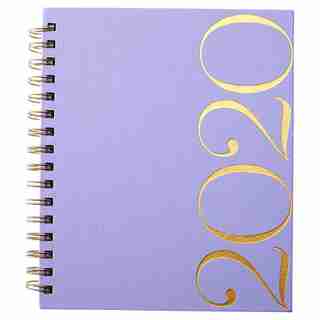 2020 12-MONTH PLANNER FUN SPIRAL PURPLE