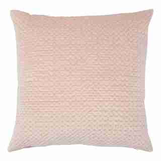 PILLOW COVER TEXTURED VELVET PINK 18" X 18"