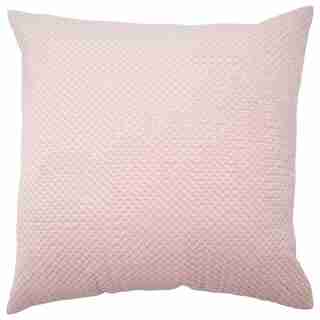 PILLOW COVER TEXTURED VELVET PINK 26" X 26"