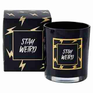 STAY WEIRD EXPRESSIONS CANDLE