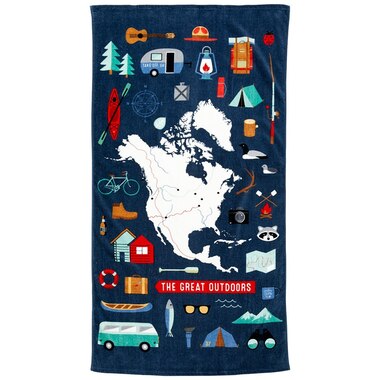BEACH TOWEL GREAT OUTDOORS