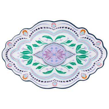 BEACH TILE LARGE MELAMINE OUTDOOR PLATTER