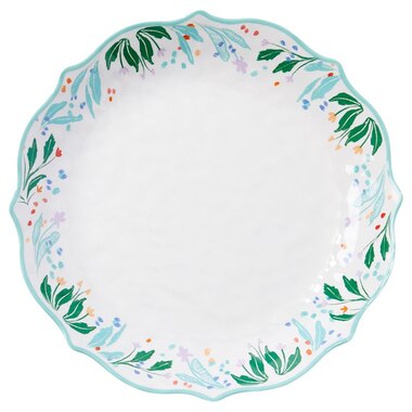 FLORAL MELAMINE OUTDOOR CHIP TRAY