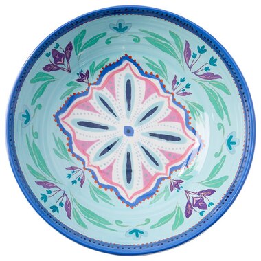 BEACH TILE MELAMINE OUTDOOR SERVING BOWL