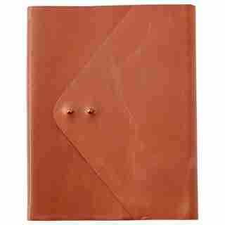 LEATHER ENVELOPE JOURNAL LARGE FORMAT BROWN