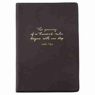 LEATHER JOURNAL THE JOURNEY TZU BLACK