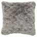Textured Faux Fur Pillow Cover Grey 18 X 18 By Indigo
