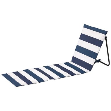 RECLINING BEACH READER CHAIR STRIPES