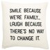 Expressions Choose Family Pillow Cover 18 X 18 By Indigo