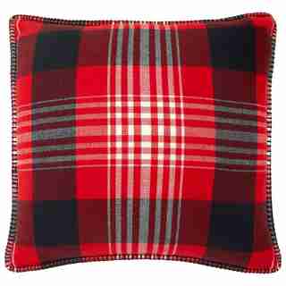 WINTER PLAID PILLOW COVER – 18” X 18”