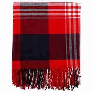 SUPER-SOFT THROW BLANKET – WINTER PLAID