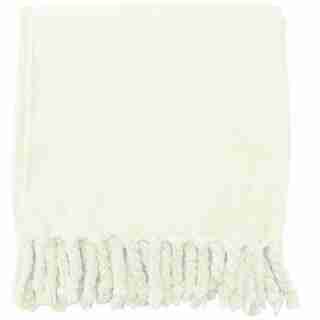 FRINGE THROW BLANKET – SNOWFALL